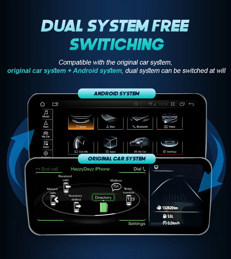 Qualcomm Android 12 8+256G For Audi A4 A5 B8 2009-2015 Car GPS Navigation Multimedia Player Auto Stereo Radio Recorder Head Unit