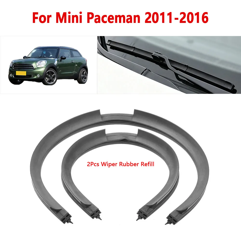 

For Mini Paceman 2011 2012 2013 2014 2015 2016 Wiper Refill Rubber Strip 19" 20" Car Wiper Accessories 1Pair
