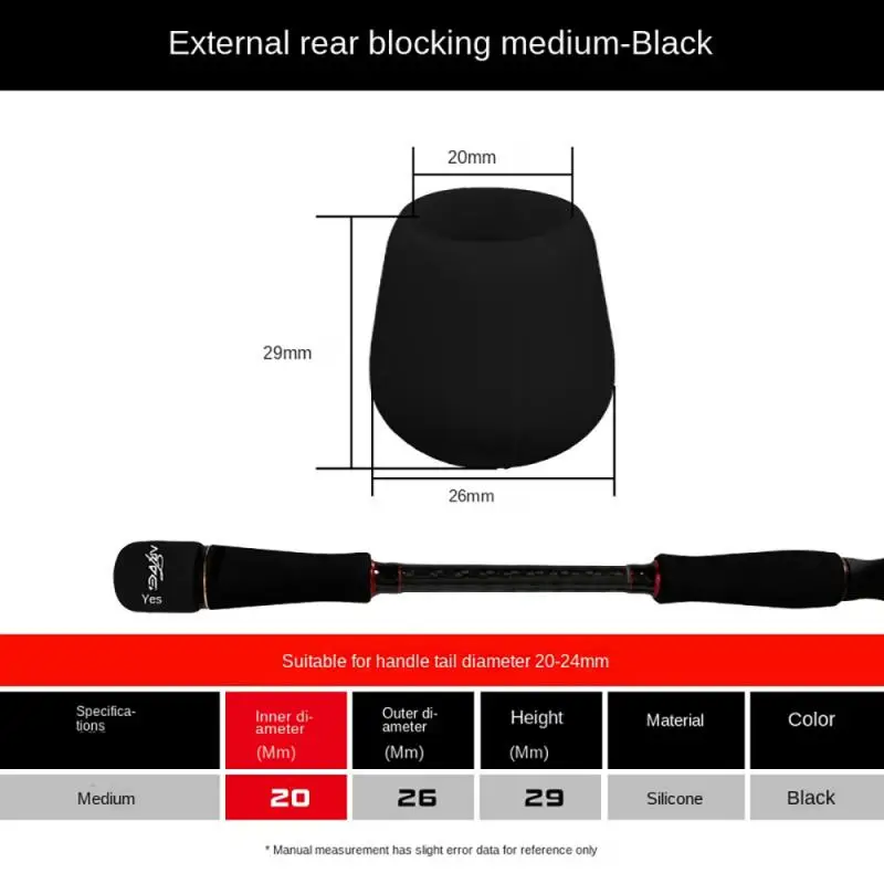 Canna da pesca blocco anteriore schiuma che blocca canna a mano spugna canna da pesca spina anteriore gadget da pesca forniture per attrezzi da pesca