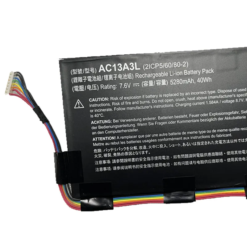 Imagem -04 - Bateria do Portátil para Acer Aspire P3131 171 2icp5 60 802 Travelmate X313 Ac13a3l