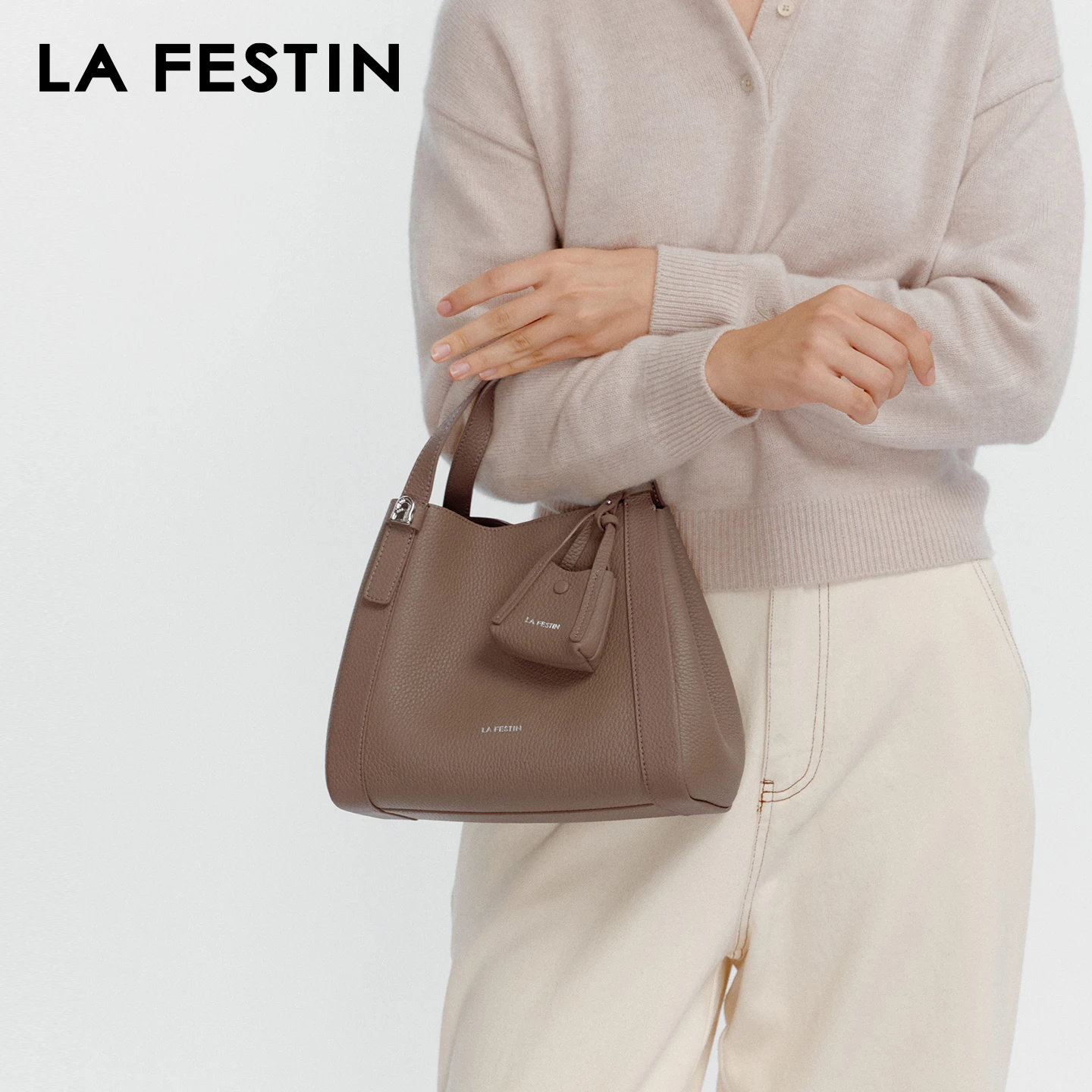

LA FESTIN Original Women's bag 2025 New Handbag Luxury Brand Bag Fashion Shoulder Bag with Mini Bag Large Crossbody Bag