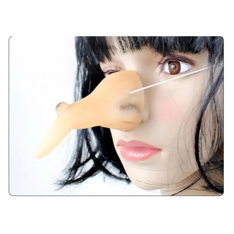 Halloween Supply Latex Cosplay Prop Halloween Costume Accessories Retro Halloween Gift Wear Comfortable Wicked Witch Nose Funny