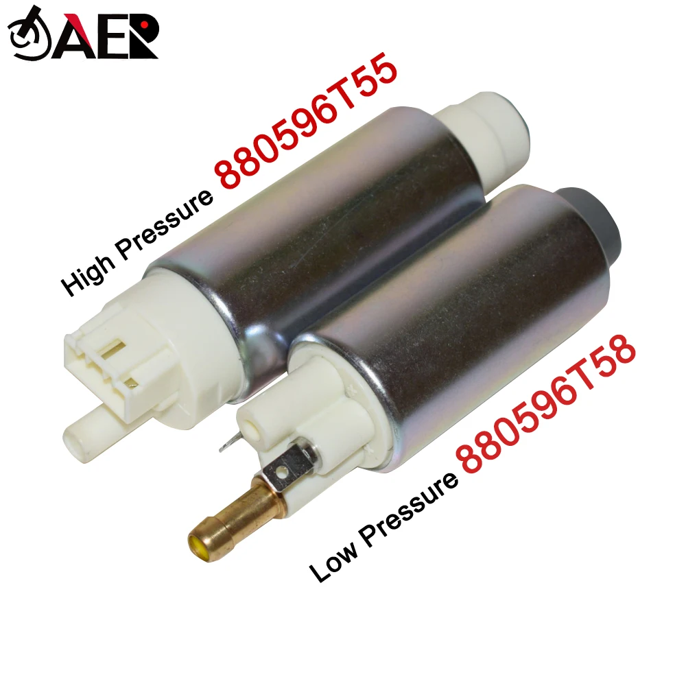 

Пара топливных насосов для подвесного электрического топливного насоса Mercury Mariner высокого давления 880596 T55 Низкое давление 880596 Т58
