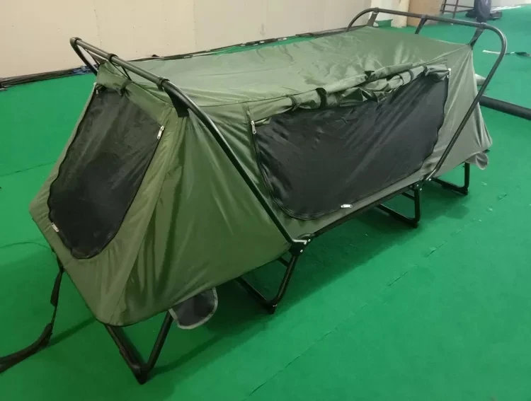 المحمولة خيمة قابلة للطي سرير المهد مقاوم للماء أكسفورد التخييم الأرض قبالة خيمة سرير المهد التخييم في الهواء الطلق المشي لمسافات طويلة