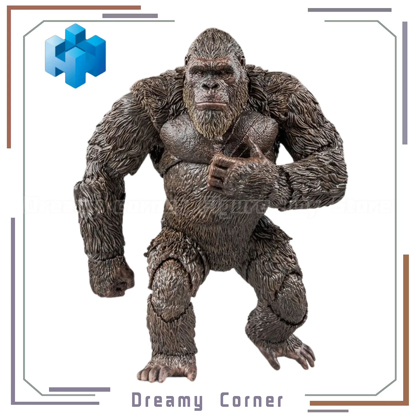 

【In Stock】HIYA EXQUISITE BASIC EBG0241 GODZILLA Vs. KONG(2021) King Kong 2.0 Action Figure