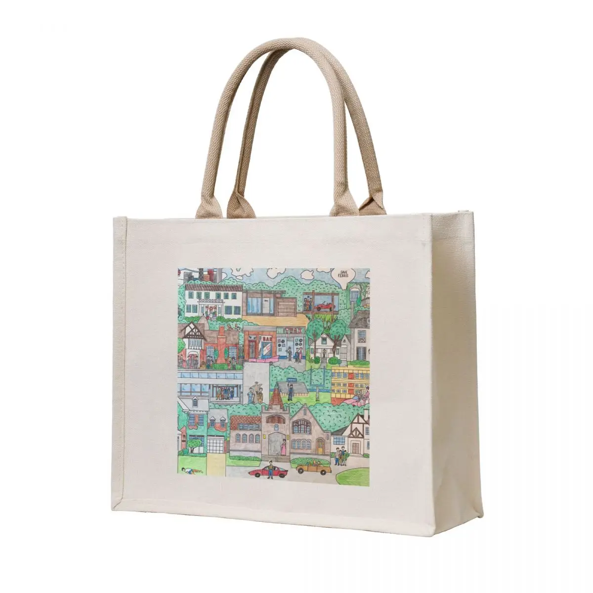 

Ode to John Hughes - Shermer, Illinois Tote Bag tote bags cloth bags tote bag men sacs de shopping personalized