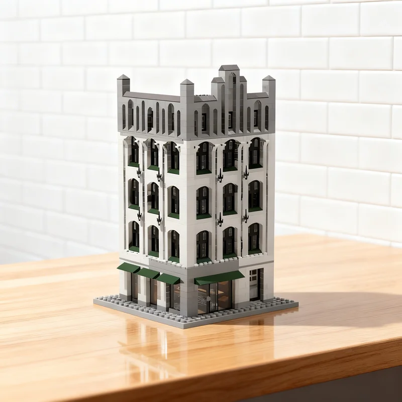 

2187pcs MOC houze 4 City Construction Model Building blocks Construction Christmas gifts toy creative DIY idea Education Brick