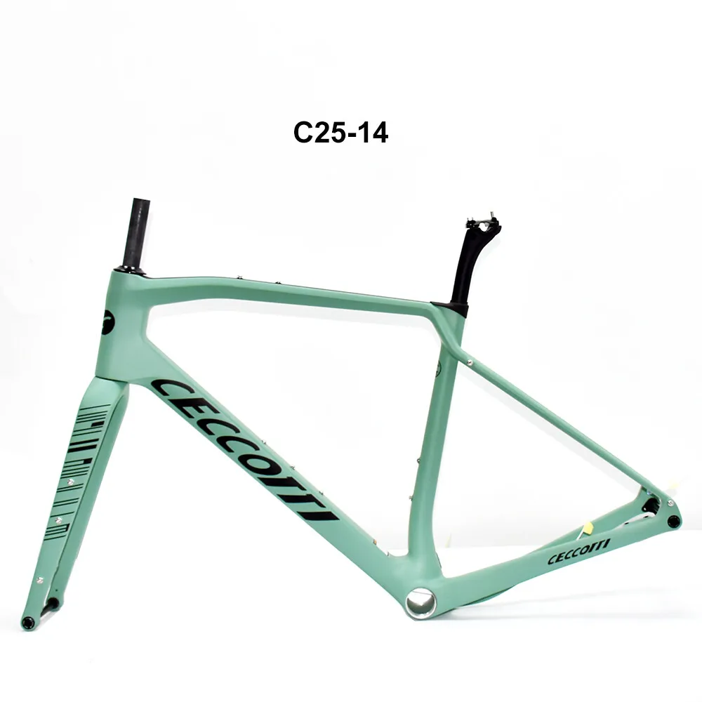 Full Carbon Frame Gravel Bicycle - T47 Bottom Bracket - Full Internal Wiring Stock Frame for Immediate Shipping