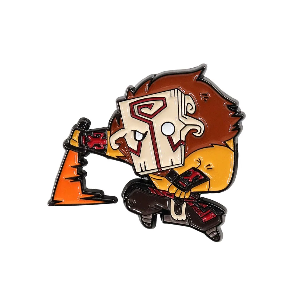 Juggernaut المينا دبابيس لعبة دوتا 2 شارة التلبيب بروش الديكور المجوهرات