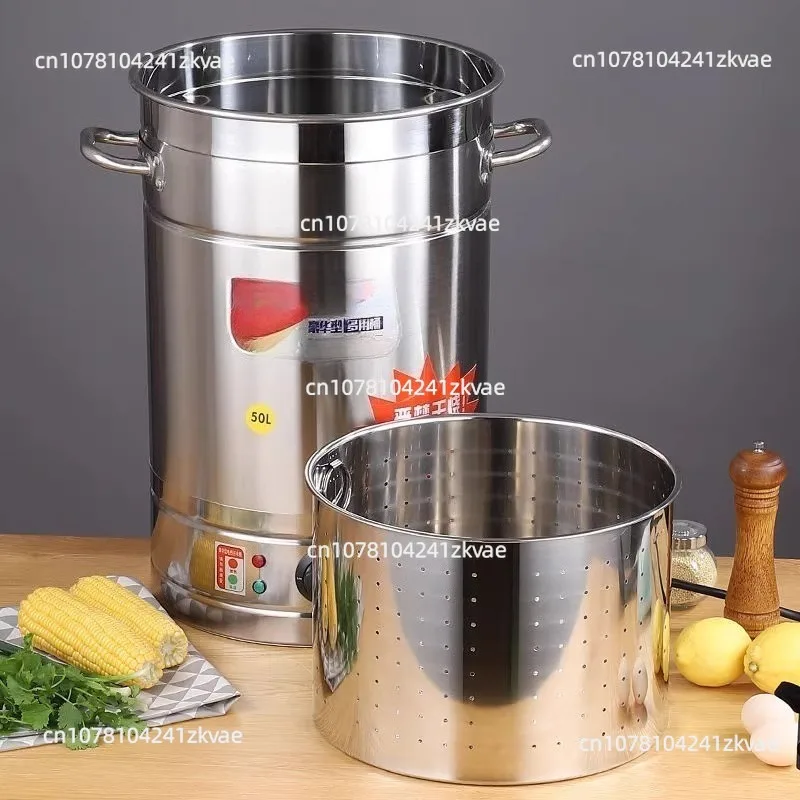 غلاية كهربائية من الفولاذ المقاوم للصدأ 304 دلو غليان كهربائي