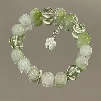 時尚中國風羽毛蝴蝶吊墜串珠手鍊,適合女孩和女士佩戴,輕盈奢華的珠寶配飾,是饋贈佳品。 6 最佳銷售 手鐲 Y2K - №3