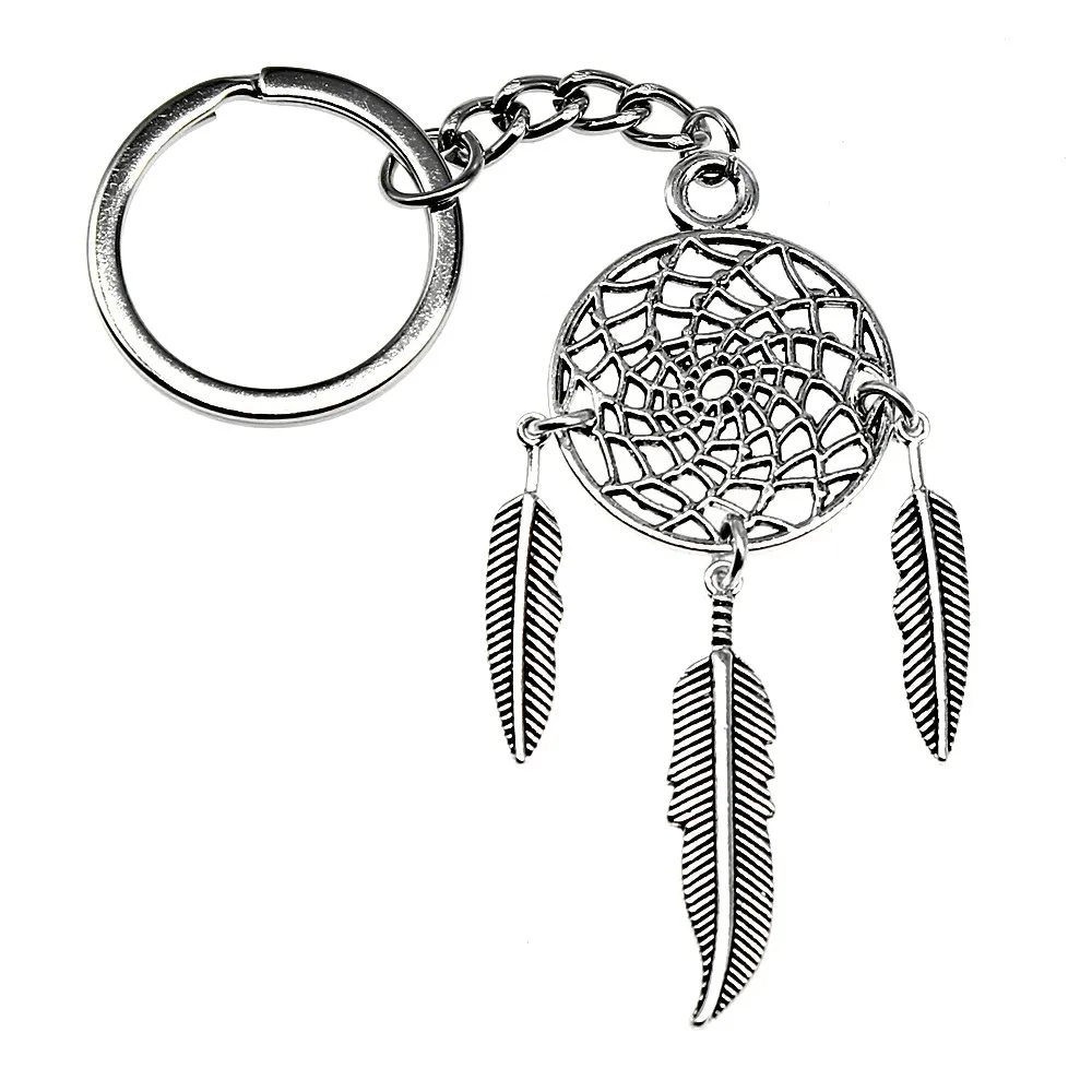 1 Piece Fashion Dream Catcher Key Car Keychains Creative Feather Keyring Handmade High Quality Gift For Wife