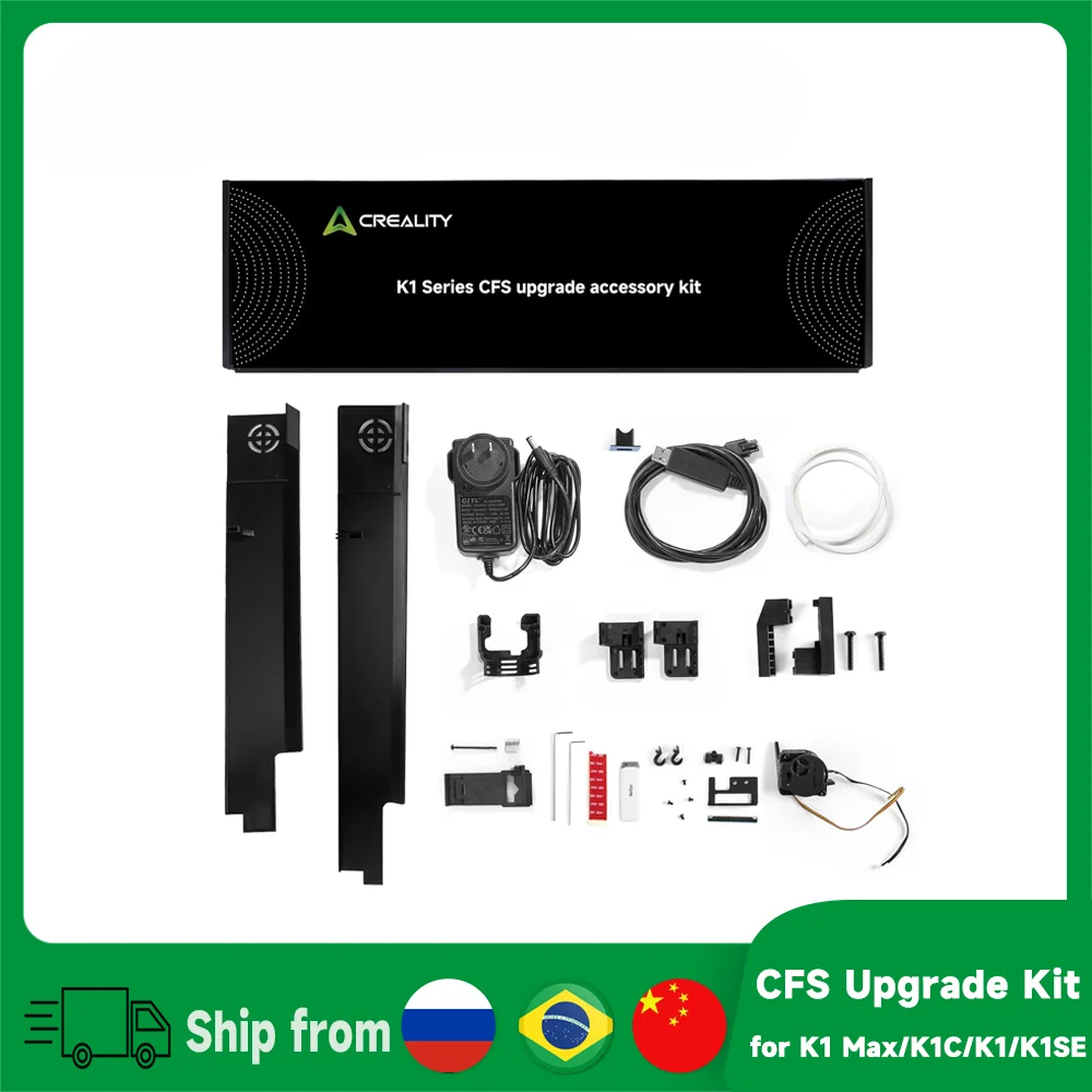 Creality CFS Upgrade Kit for K1 Max, K1C, K1, K1 SE 3D Printer Multi-Color Printing Quick Installation for CFS Filament System