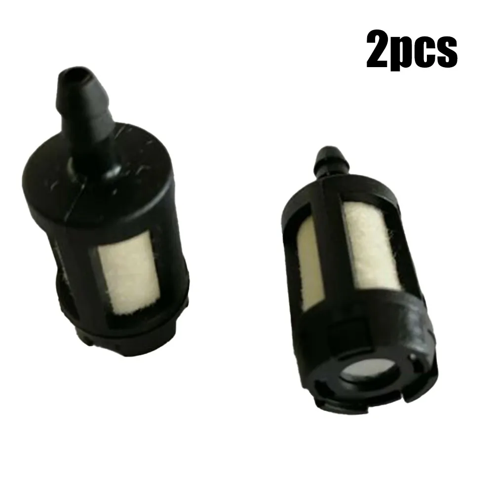 2pcs General Fuel Filter For Gasoline Garden Machinery Grass Trimmer Chainsaw Hedge Trimmer Small Engine Fuel Filters Parts