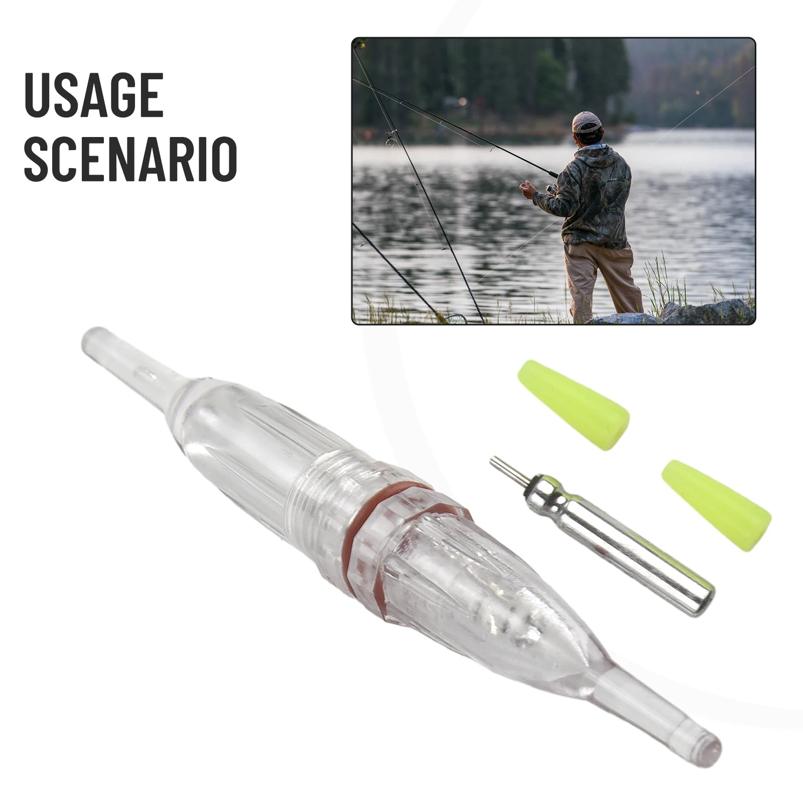 Luminous Night Fishing Float Rod PE Electronic Light Sticks Rock Fishing Striking Floats For Fishing Accessories