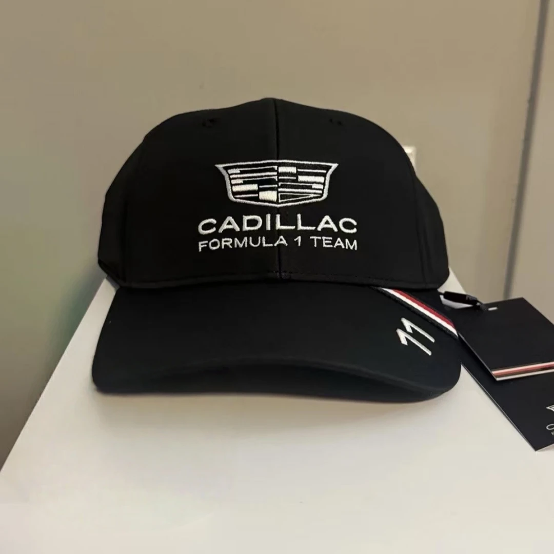 Gorra de béisbol Cadillac 2026 Sergio Perez, gorra de aficionado del equipo Cadillac, gorra del piloto Cadillac Team 2026 Sergio Perez Número 11