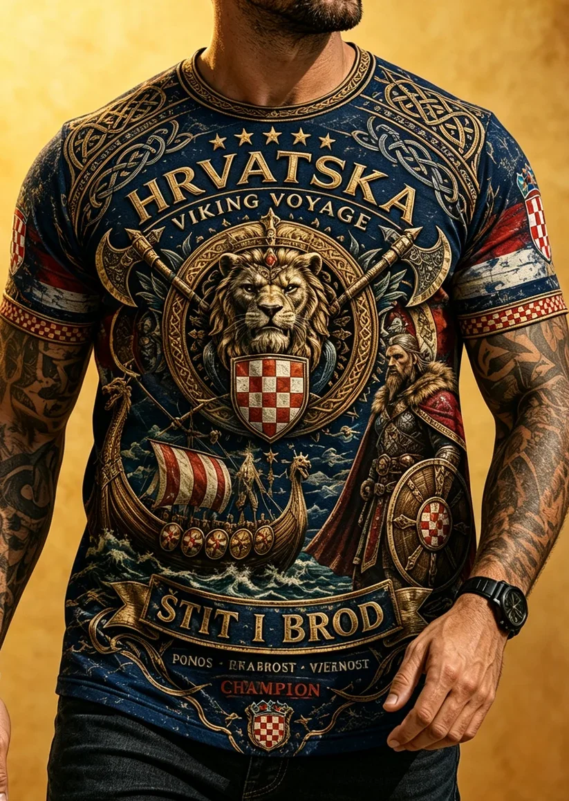 Summer Viking Clothing - Nowy letni design 2027: Duński męski