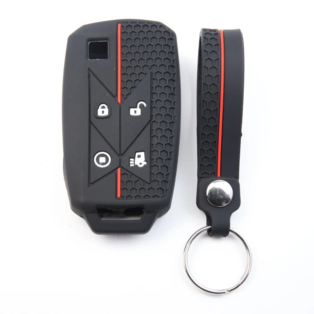 Silicone Car Remote Cover Holder Protector Shell Set for Renault Euro 6 Series T C K Gama Truck Key Case Keychain Accessories