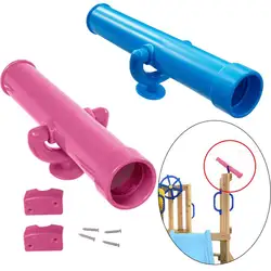 Kids Playground Toy Telescope Included Mounting Hardware Accessories Play Equipment Creative Outdoor Play Swing Set for Ages 3+