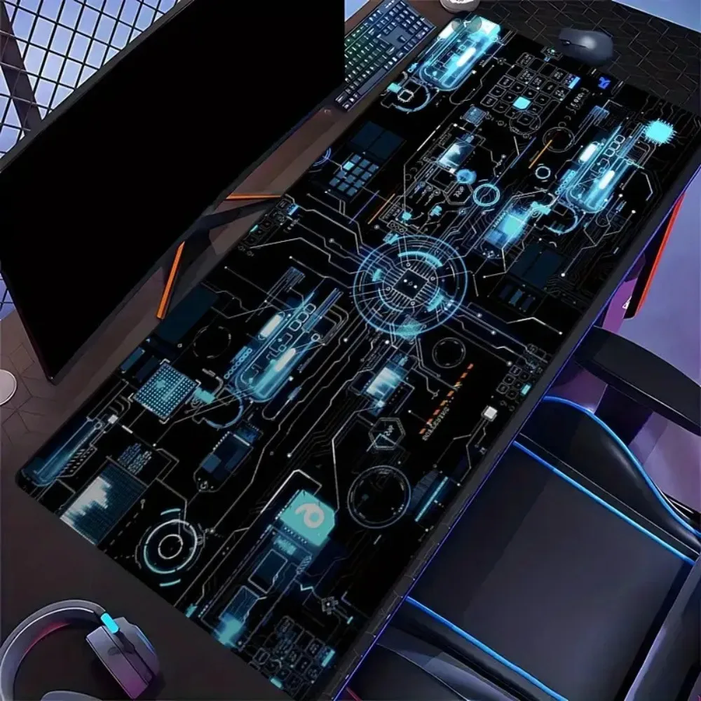 nnovate the future circuit board design, with anti-slip properties computer desk accessories one piece playmat pk control 1