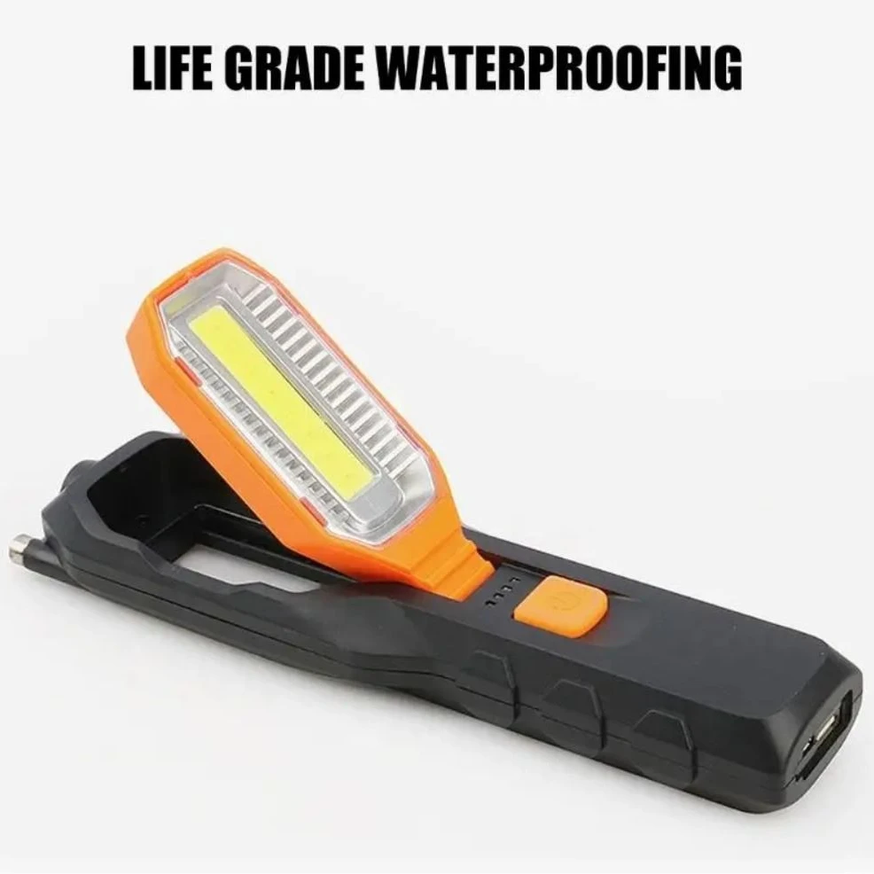 ضوء عمل مدمج، خفيف الوزن، سهل الحمل، مصباح يدوي للطوارئ، موفر للطاقة، إصلاح مصباح ميكانيكي لمرآب السيارة