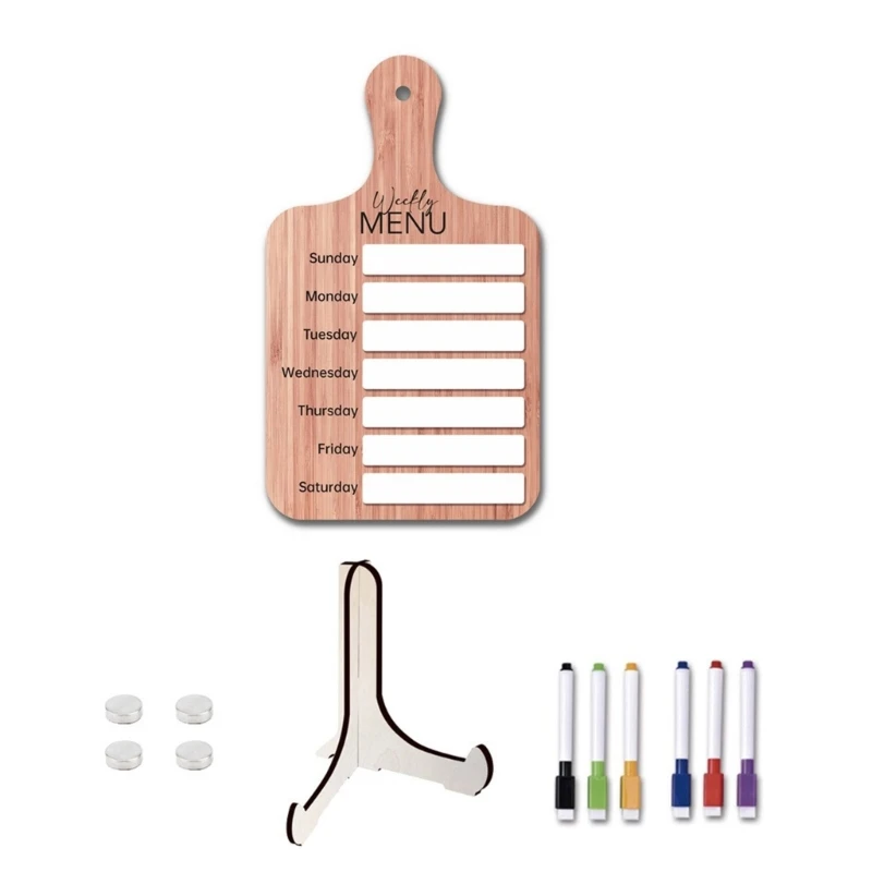 E9LB Fridge Whiteboard To-do-list Board for Fridge Grocery Shopping List