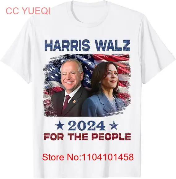 

Kamala Harris Tim Walz Waltz 2024 For The People Unisex T-Shirt
