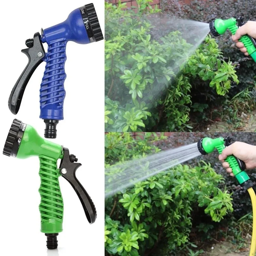 Plastic High Pressure Sprayer Multifunctional with 7-Function Sprays Garden Hose Spray Nozzle Easy Install
