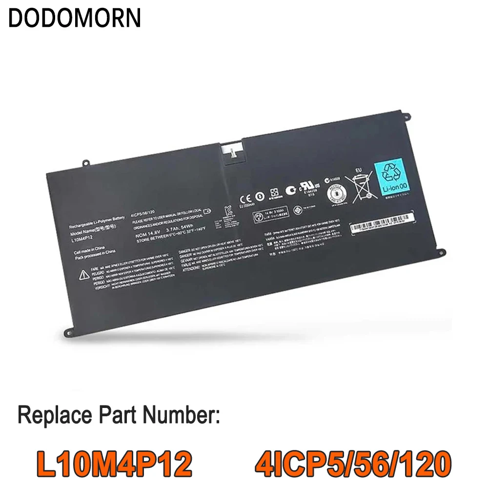 Imagem -02 - Bateria do Portátil L10m4p12 para Lenovo Ideapad Yoga13-ifi Yoga13-ise Yoga13-ith U300s-ifi U300s-ise U300 U300s 4icp 56 120 Novo