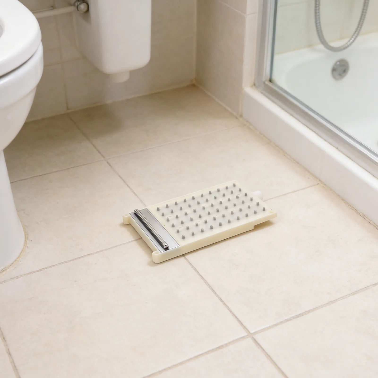 Shower Screen Nozzle Bath Head High Efficiency Bathroom Fixtures Beige Attachment