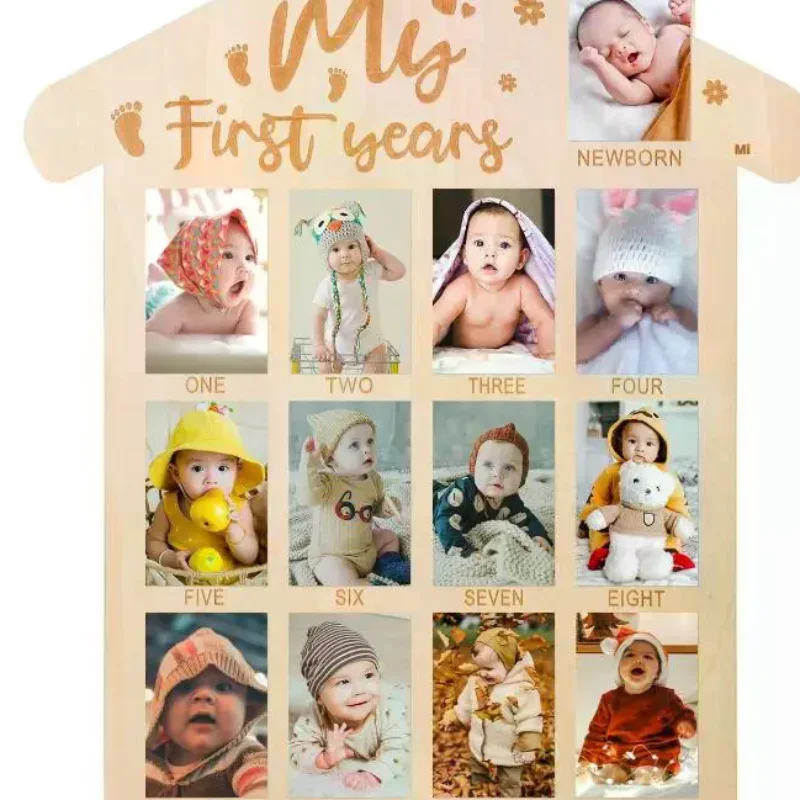 placa-de-foto-de-madeira-para-primeiro-ano-de-bebe-12-marcos-mensais-de-marco-para-um-ano-de-aniversario-decoracao-de-fotografia