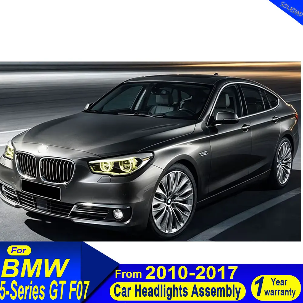 for BMW F07 5 Series GT 5GT LED Headlight 2010 2011 2012 2013 2014 2015 2016 2017 F07 Head Lamp Drl Projector Lens Automotive
