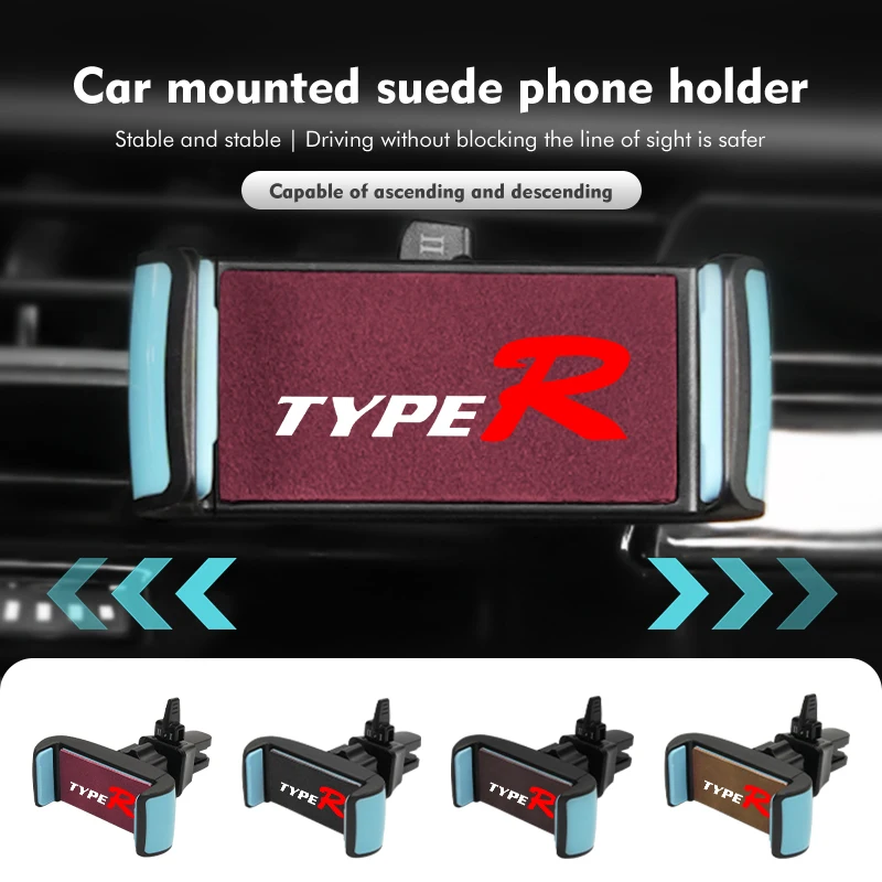 Support de téléphone en daim pour voiture, Support GPS télescopique réglable pour Honda Odyssey Insight Passport Vezel Pilot Stream Shuttle