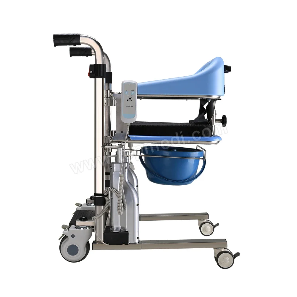 Patient transfer chair elderly Adjustable Multi function transfer commode chair Transfer wheelchair Bath chair