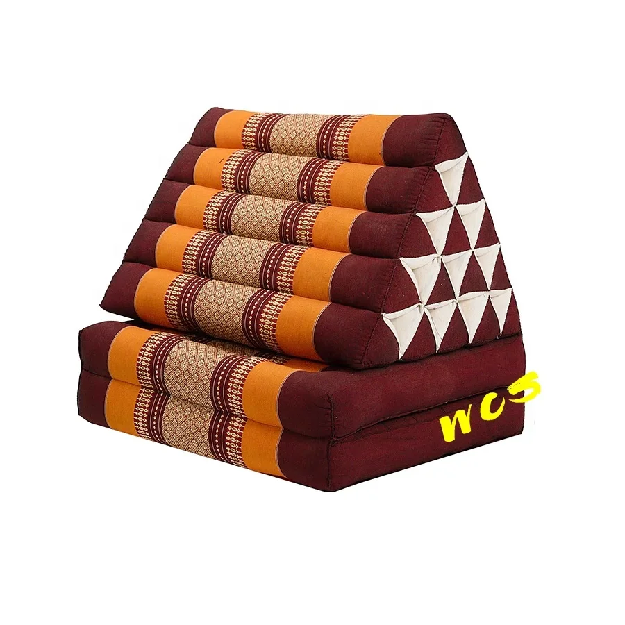 Triangle Pillow Thailand Cushions Thailand  Spa Pillow Design 6 Holes 2 Fold Made In Thailand Handmade