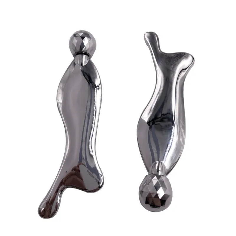 Scrapping plate metal face ministry massager massager massage facial scrapping tools facial massager mermaid scrapping plate
