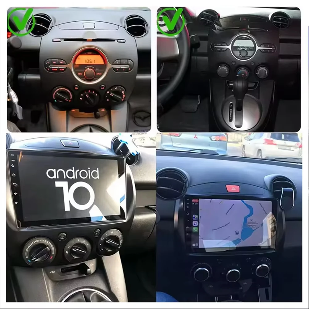 Android 16 Car Radio For Mazda 2 Mazda2 2007 2008 2009 2010 2011 2012 2013 2014 Multimedia Video Player Navigation GPS Vtopek 5G