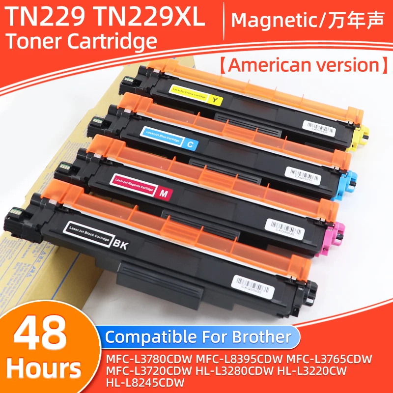 South America TN219 TN219XL Toner Cartridge Compatible for Brother HL-L3240cdw HL-3280cdw DCP-L3560cdw MFC-L3760cdw MFC-L3780CDW