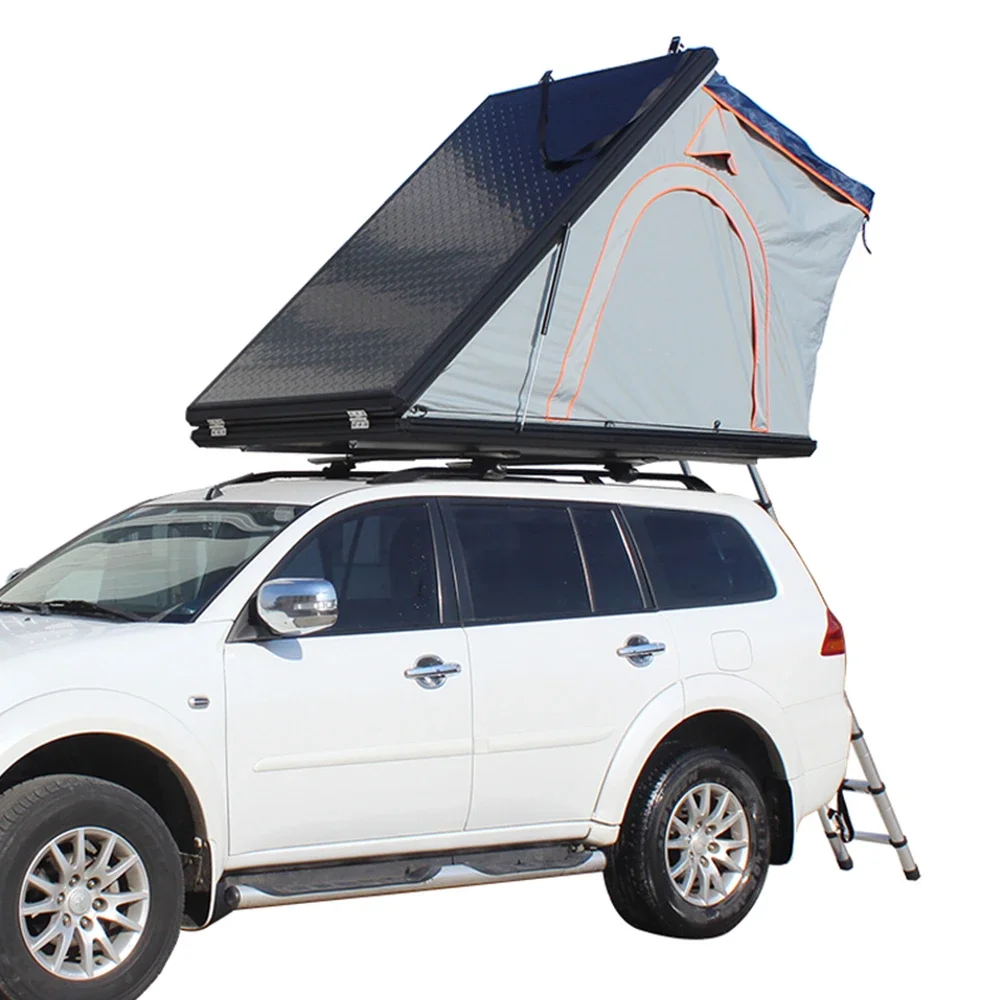 

Sunday Campers 2-3 Person Camping Roof Top Tent Waterproof Travel Hard Dachzelt Aluminium Roof Top Tent