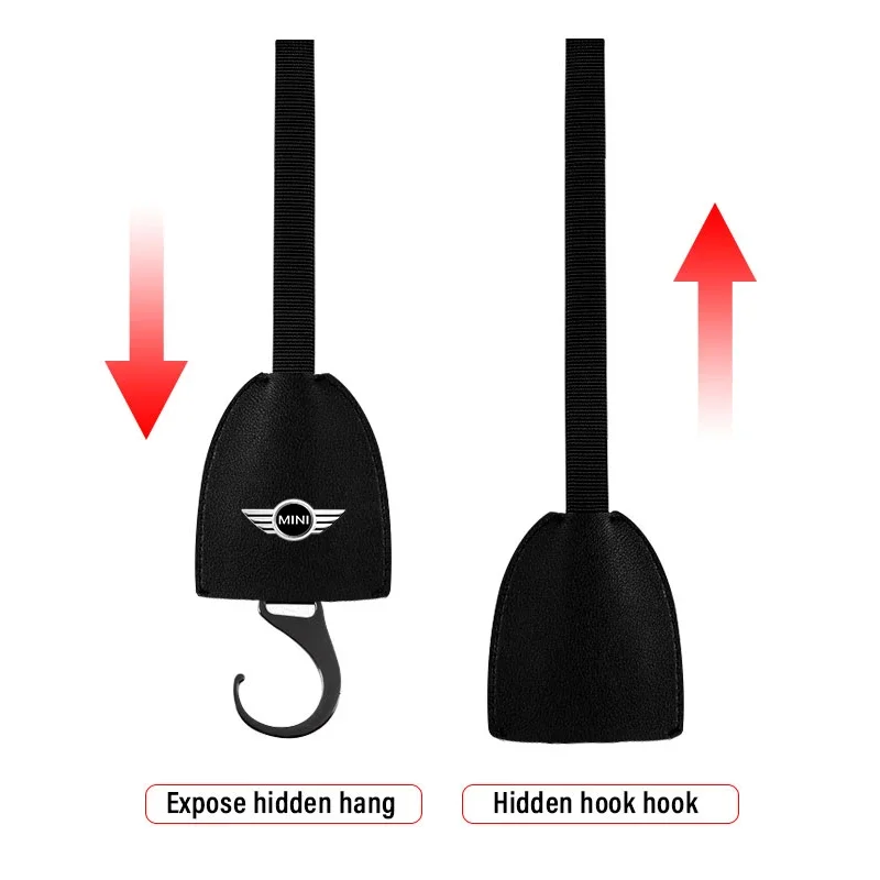 Portable Multifunction Car Seat Headrest Hook Multi-Function For BMW Mini Cooper F54 F55 F56 R56 R60 SONE Roadster Clubman Coupe