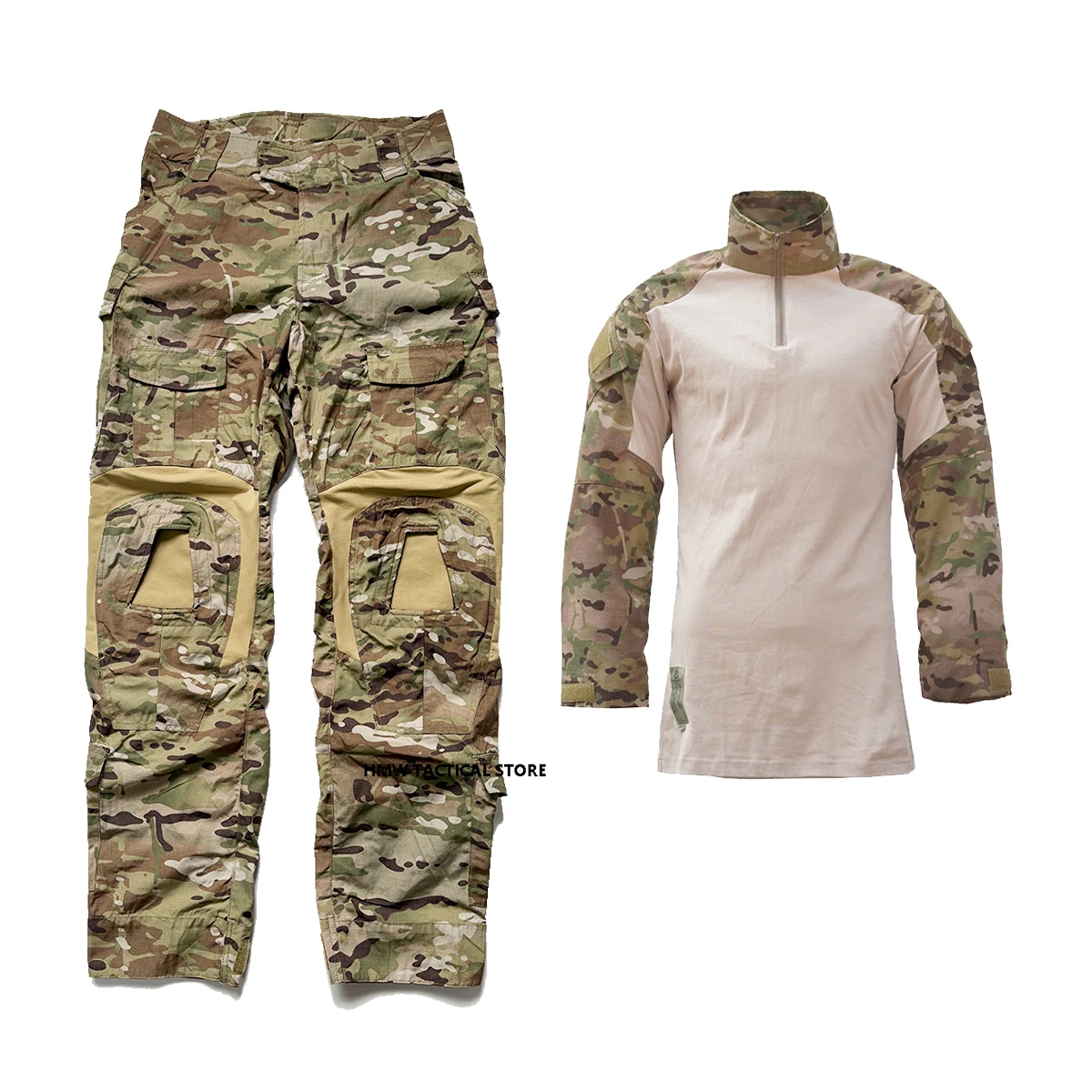 

Outdoor Tactical Hunting G2 AC Frog Suit, GEN2 MC All Terrain CP Camouflage Tactical Pants, Tactical Top Lined Shirt