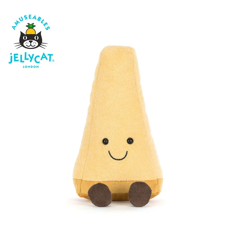 

Оригинальная мягкая игрушка Jellycat Amuseables Parmesan из Великобритании, очень мягкая, милая, креативная, в виде еды, плюшевая кукла, подарок для гурманов