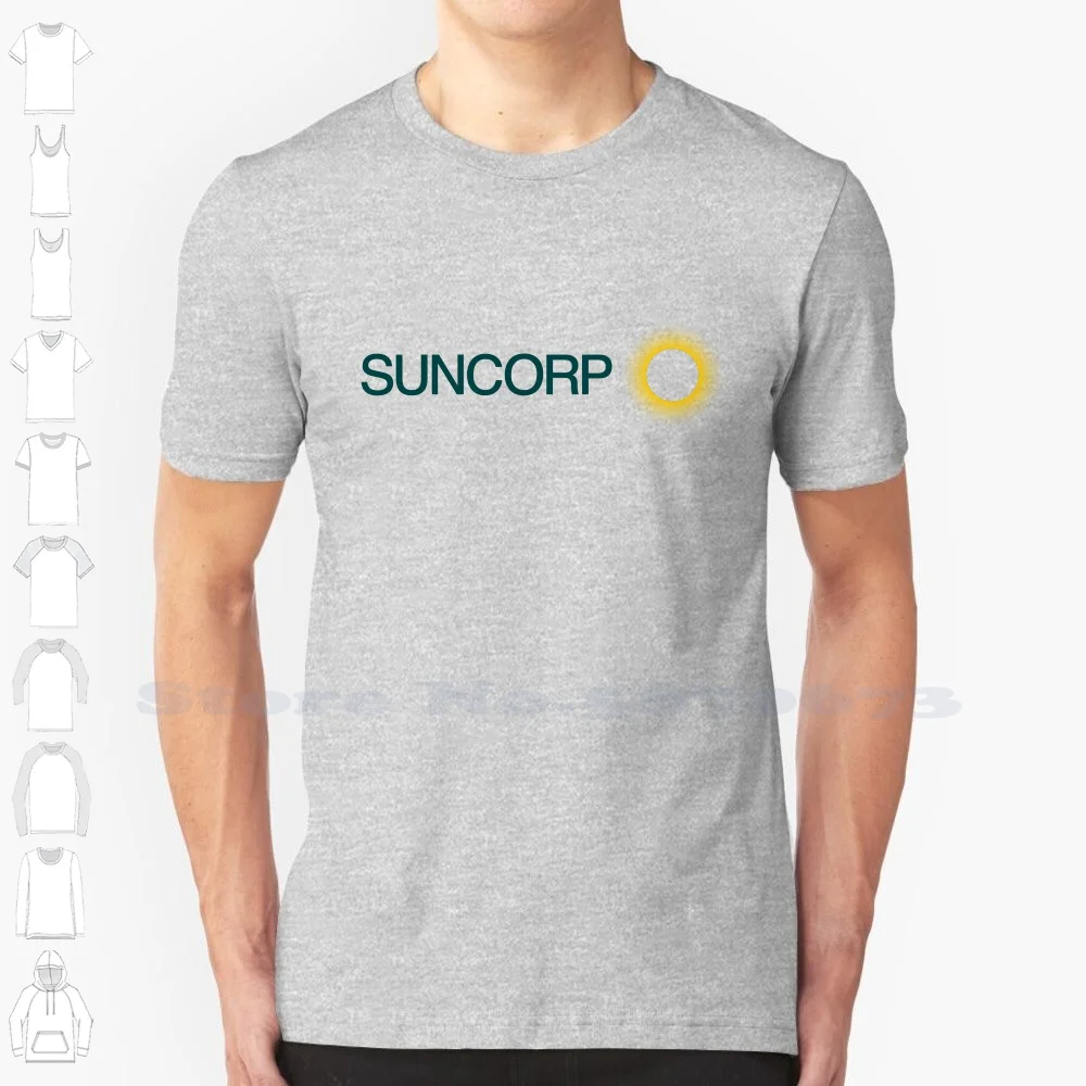 Suncorp Bank Logo High-quality T Shirts Fashion T-shirt New 100% Cotton Tee