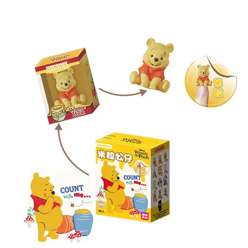 JANDOOM Dinsey عمل الشكل تيجر وبوه Eeyore Piglet البومة شخصيات صغيرة صندوق أعمى لطيف الأرز الحبوب دمية أنيمي نموذج اللعب في الأوراق المالية #5