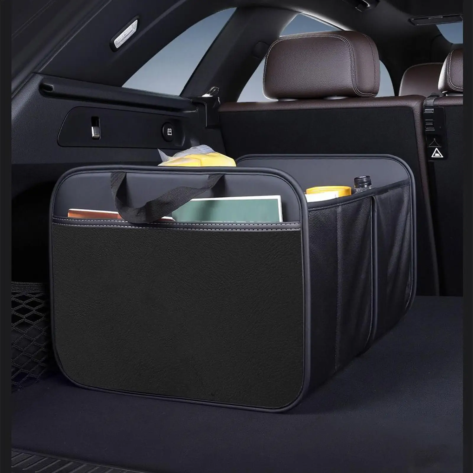 

Trunk Organizer For SUV Foldable Waterproof Large Capacity Car Storage Box Cargo Organizer For Truck RV Sedan Automotive Home