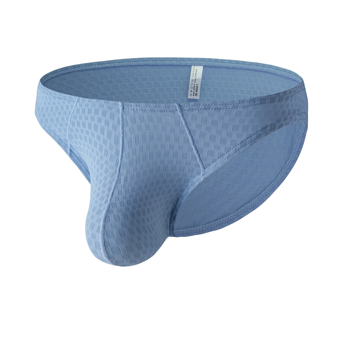 Men's Underwear Low-Waist Breathable Comfort Triangle Underpants with U-Shaped Front Pocket Briefs