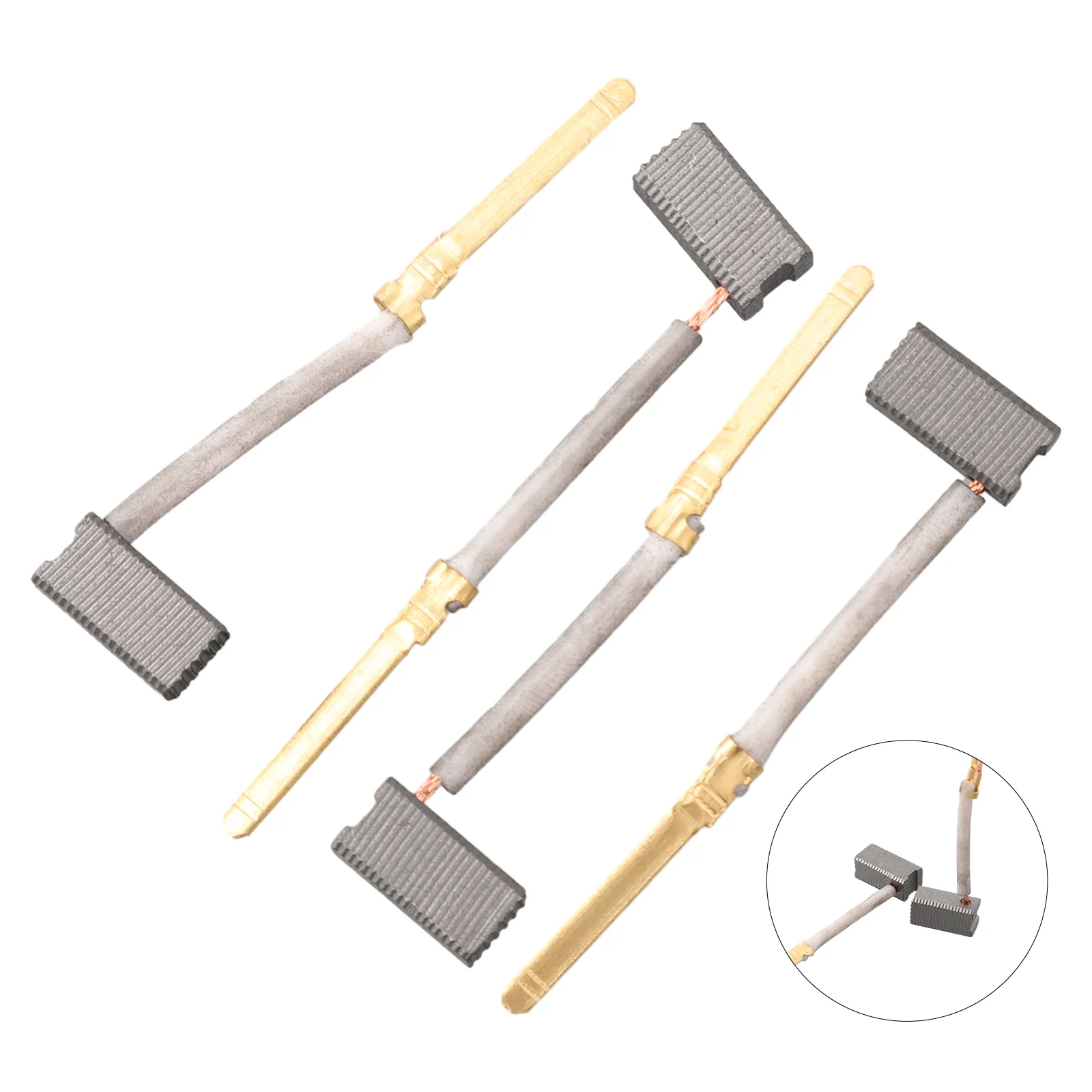 Carbon Brushes for DW400 Type and Type 2 Angle Grinders Set of 4 Replacement Parts Part Numbers 44586111 and 44586125