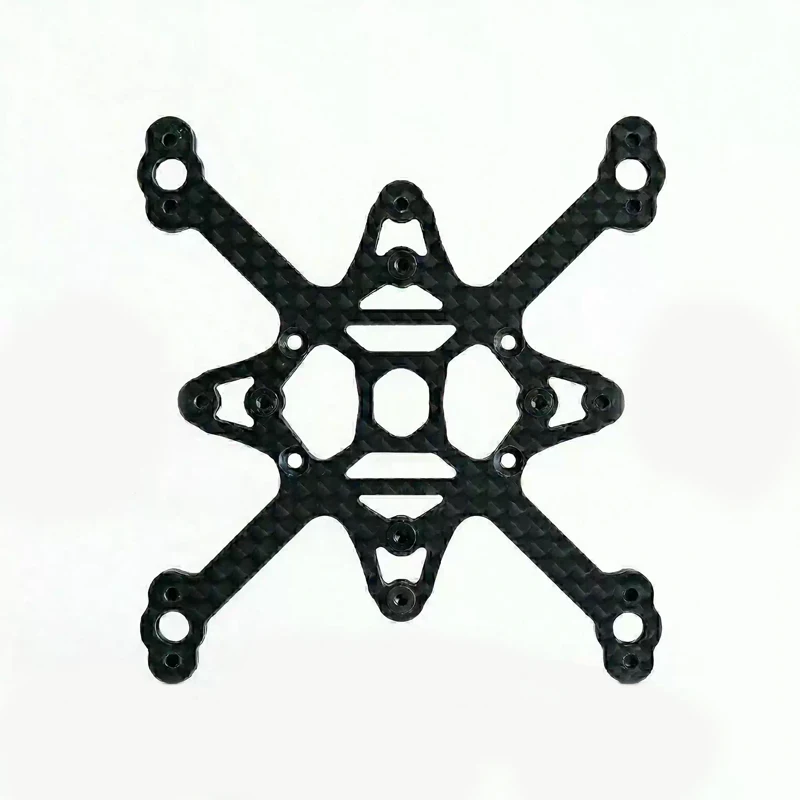 1PCS Thickness 3mm Carbon Fiber Chassis Frame Plate High Strength Motor Fixing Bottom Board for 2inch FPV Racing RC Drone