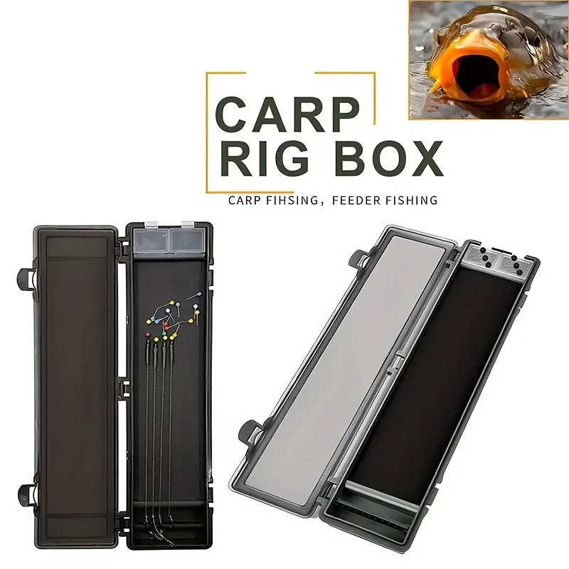 

Коробка для рыболовной поводка в европейском стиле — чехол для аксессуаров CARP Leader, пластиковый ящик для хранения рыболовных снастей из полипропилена для ловли карпа