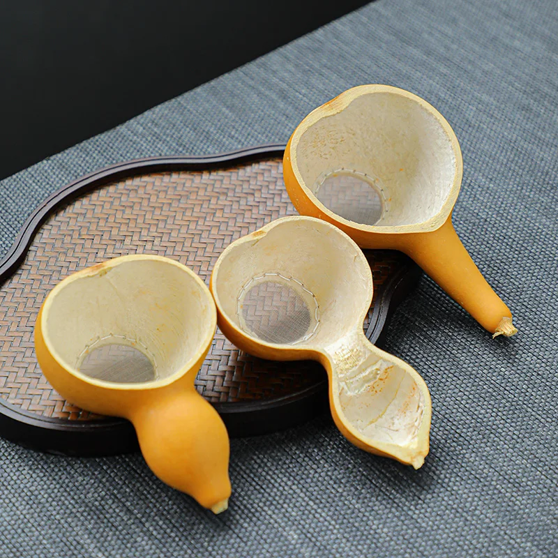 

Natural Gourd Shaped Tea Strainer Personalized Tea Strainer Creative Kungfu Tea Set Accessories Tea Ceremony Accessories ZC353